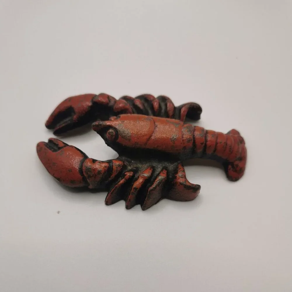 Vintage‎ Cast Iron Bottle Opener Red Lobster Breweriana Collectible